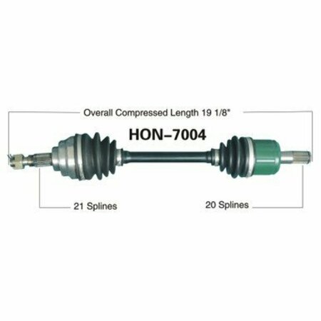 WIDE OPEN OE Replacement CV Axle for HONDA FRONT R TRX500 4TR RUBICON 01-04 HON-7004